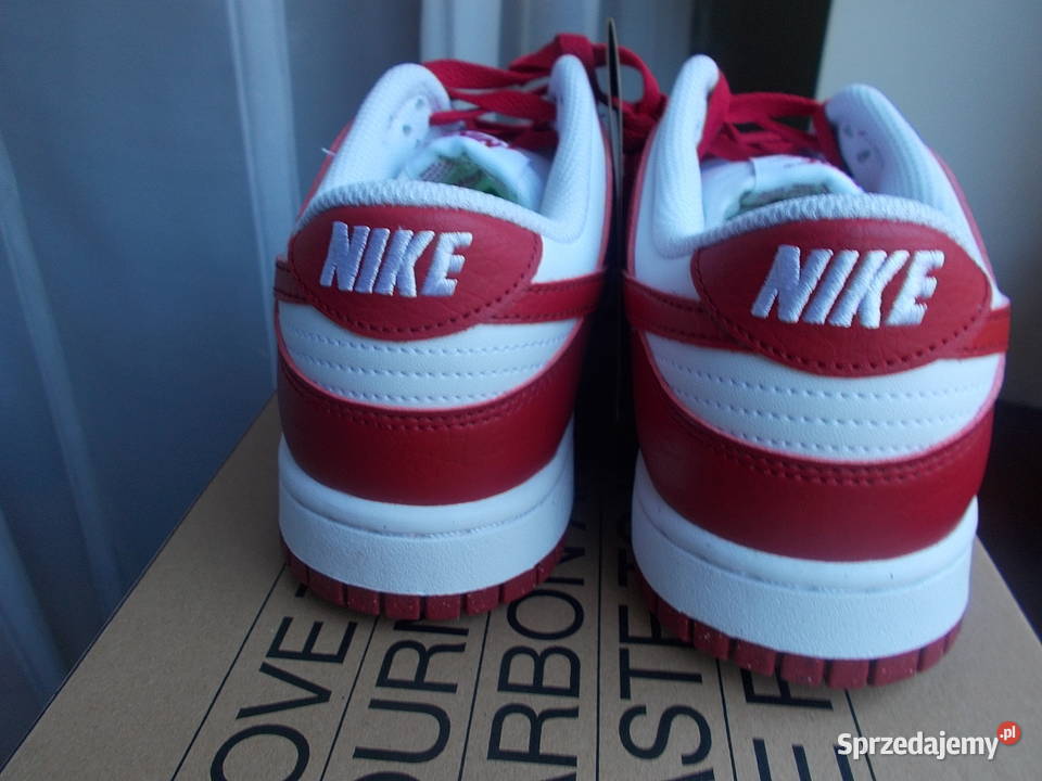 r 40 Nike Dunk Low Next Nature White Gym Red