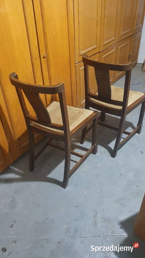 Krzesła angielskie drewniane komplet 2 sztuki Izabelin sprzedam