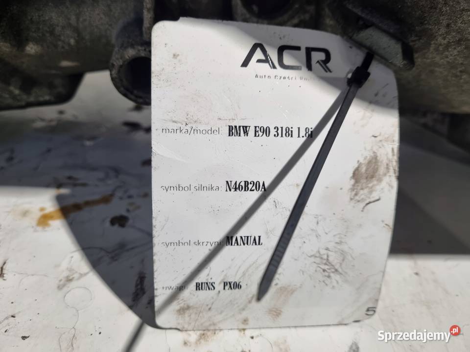 SKRZYNIA BIEGÓW BMW E87 E90 E91 318 18i N46B20A Skrzynie biegów manualne Skrzynie biegów manualne Chełm sprzedam