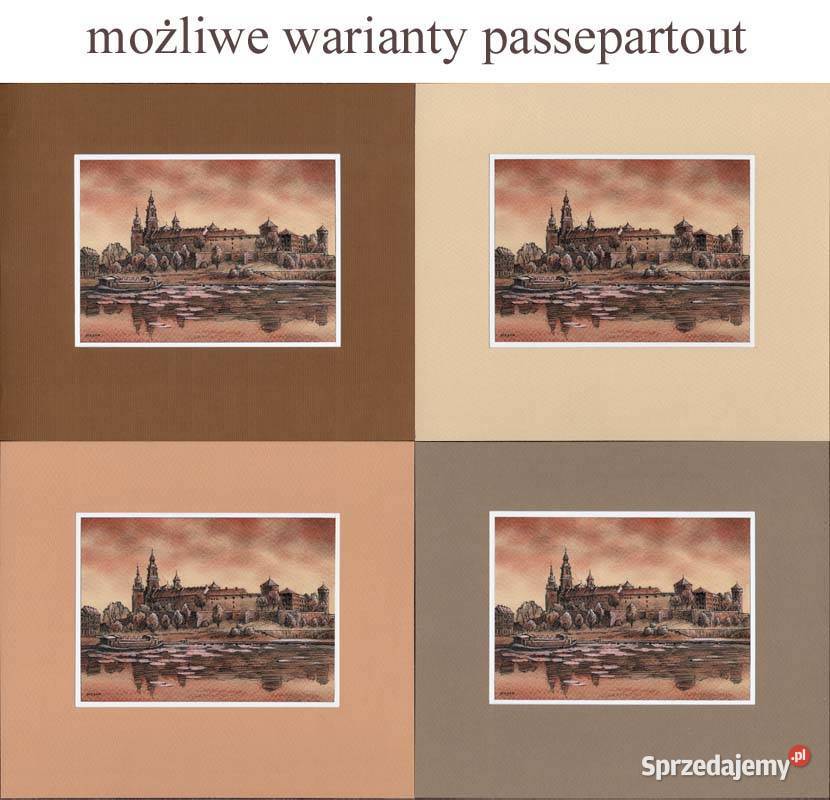 Grafika Kraków Wawel Warszawa