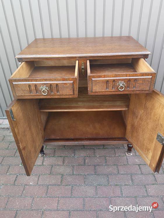 Komoda Pomocnik Szafka Dębowa Zgrabna Stara Swarzędz