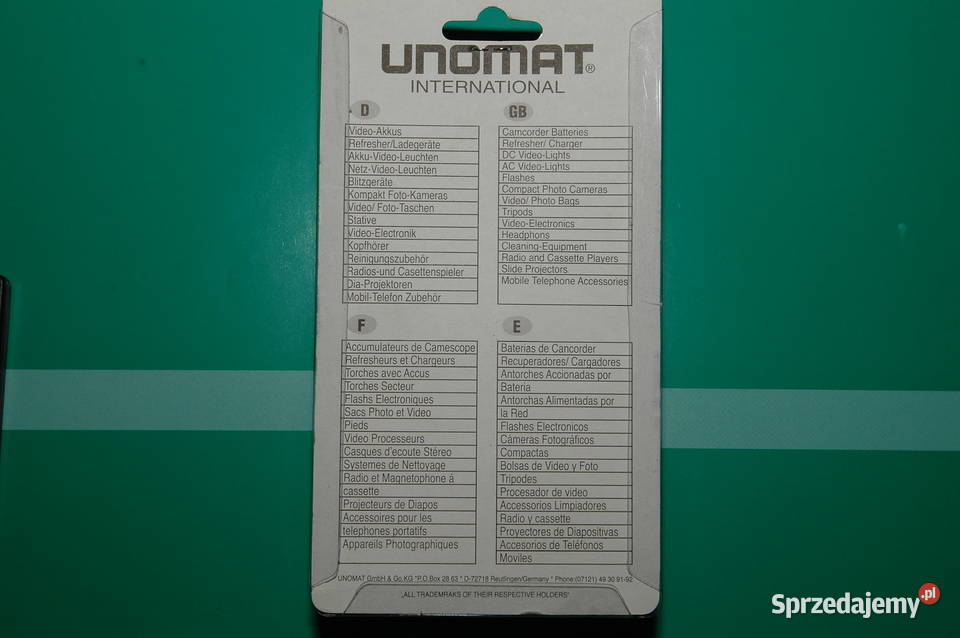 bateria Unomat do kamer Sony NPFS20223033 Gdynia sprzedam