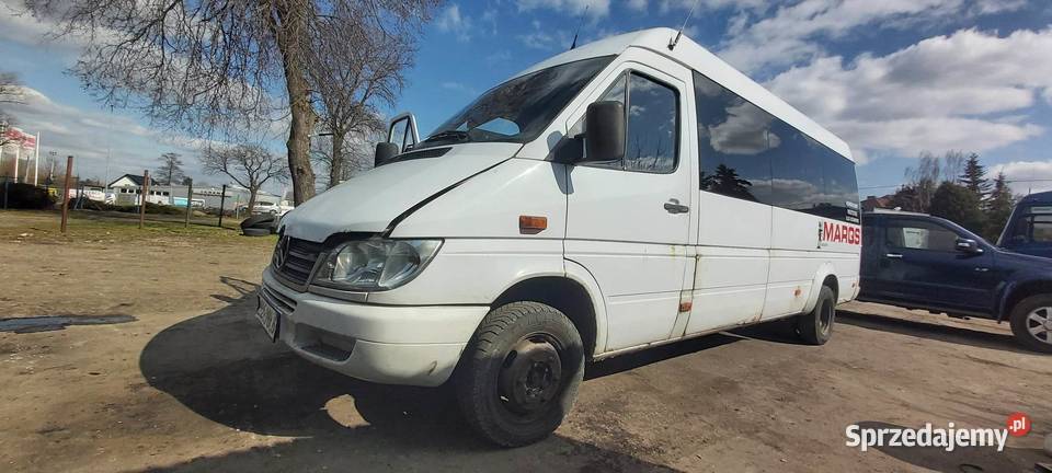 mercedes sprinter 25 miejsc klima 2005r diesel Autobusy i minibusy łódzkie Łęczyca