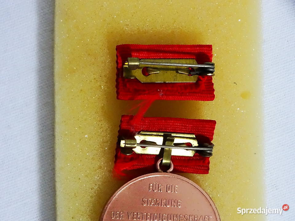 Medal DDR NVA Ernst Schneller Brązowy Biłgoraj