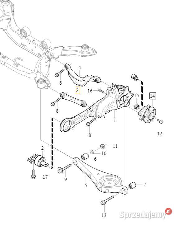 VOLVO V70 V60CC S60CC XC70 wahacz tylny Bielany Wrocławskie