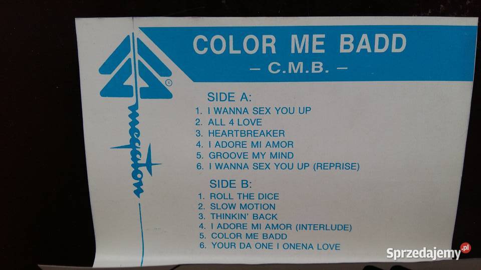 Kaseta magnetofonowa Color me badd CMB
