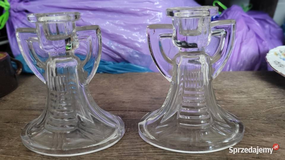Stare świeczki szkło Ciechanowiec sprzedam