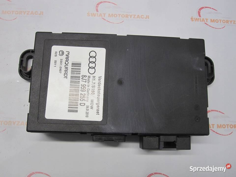 AUDI TT 18 10r sterownik moduł dachu 8J7959255D Komputery świętokrzyskie Kielce