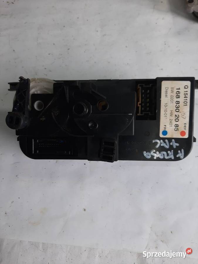 Mercedes W168 A Klasa panel nawiewu klimatyzacji łódzkie Ksawerów