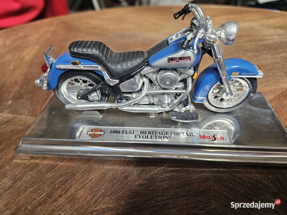 Model motocykla Harley Davidson 1986 FLST Poznań