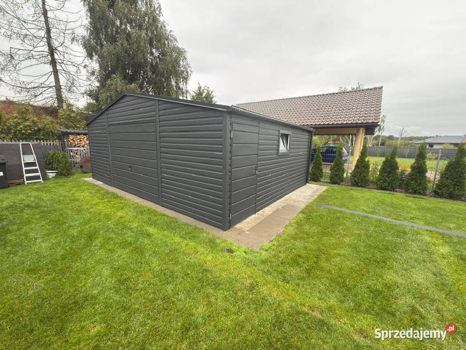 Garaż Blaszany 6x5 producent montaż profil Szczecin