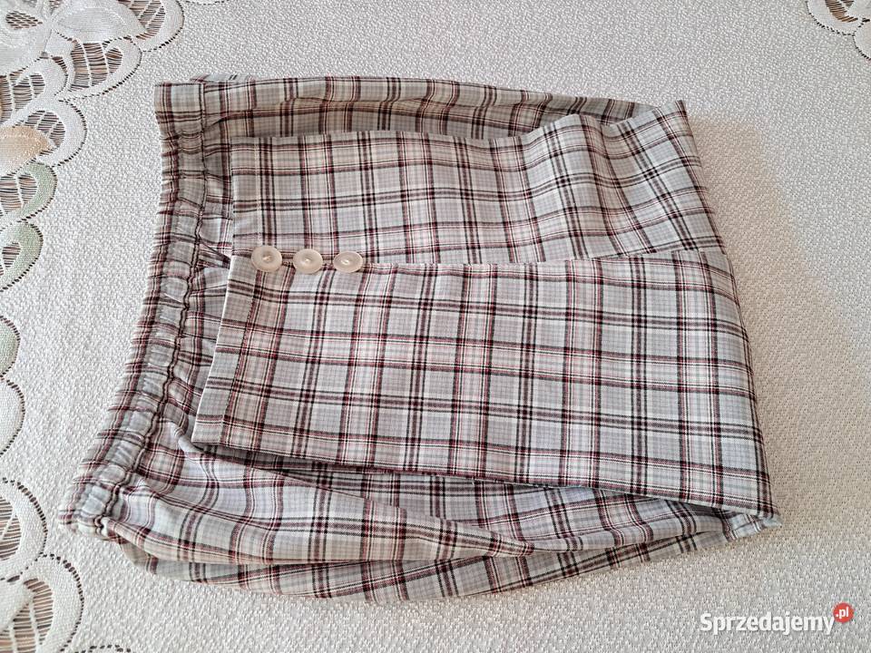 Spodenki damskie rybaczki w kratkę do sprzedania Kratka Odzież damska małopolskie Kraków