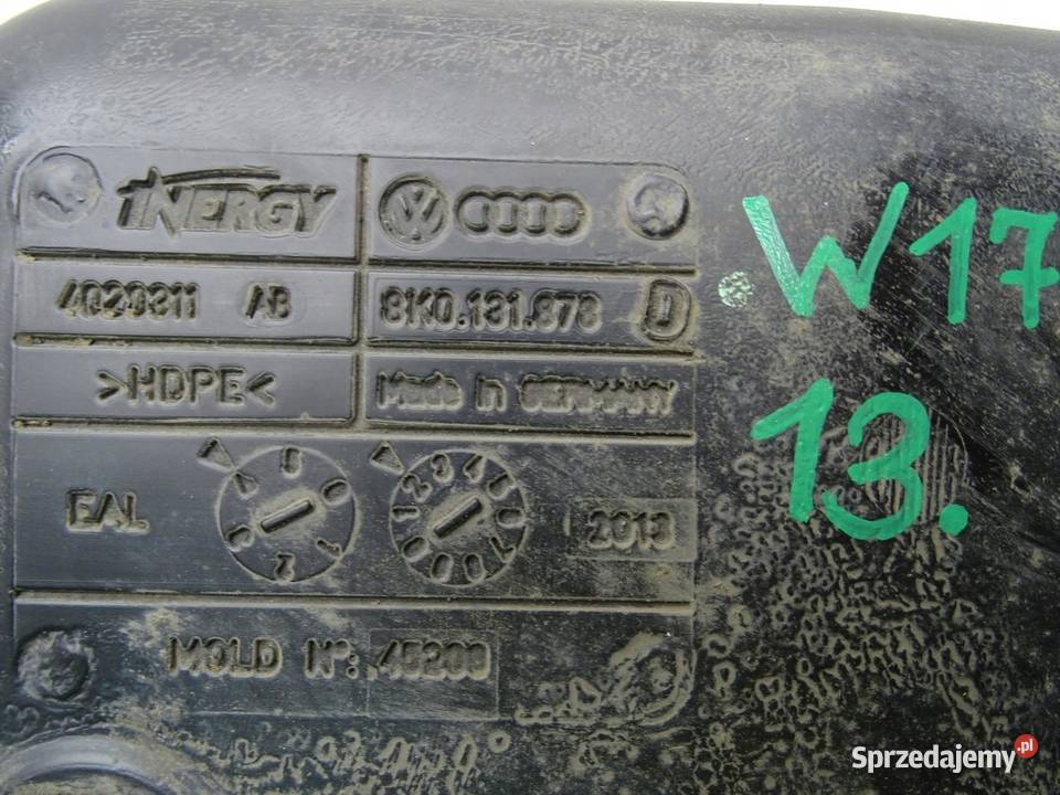 ZBIORNIK ZBIORNICZEK ADBLUE 8K0131878D 20 TDI osobowe