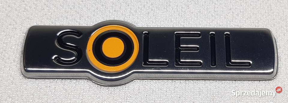 EMBLEMAT ZNACZEK NAPIS RENAULT SOLEIL Mielęcin