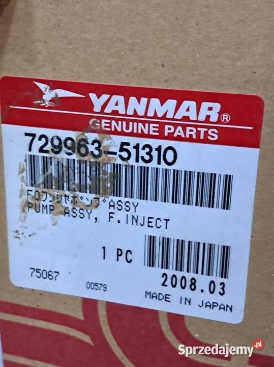 Pompa wtryskowa paliwa do silnika Yanmar 4TNV98T