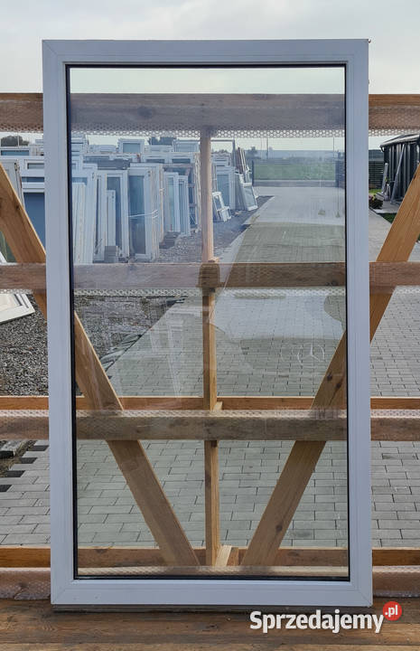 OKNA KacprzaK Witryna 110X180 FIX Używany PCV Siedlce