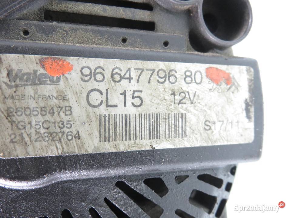 ALTERNATOR PEUGEOT 206 14 HDi 8V 70 8HZ Części samochodowe małopolskie