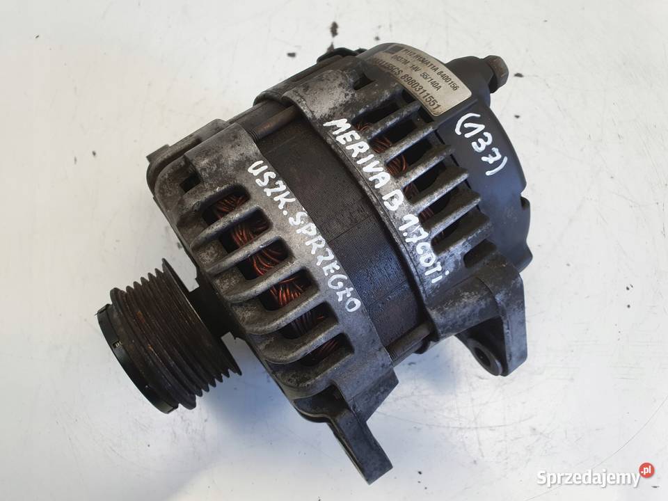 Opel Meriva B 17 CDTI ALTERNATOR 8980311551 lubelskie Janów