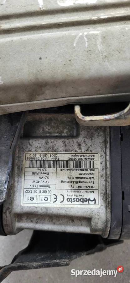 Sprzedam webasto vw Ogrzewanie postojowe Części samochodowe Narol