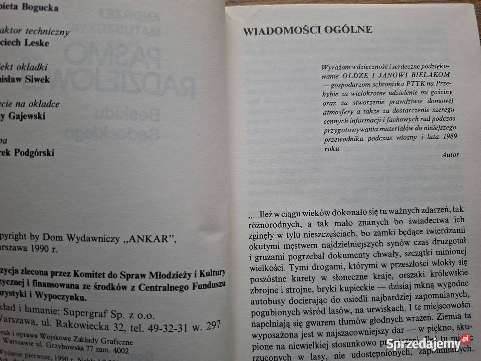 Pasmo Radziejowej Beskidu Sądeckiego A małopolskie Kraków