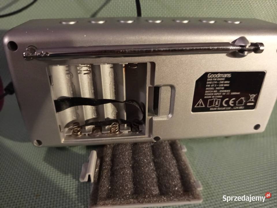 Radio turystyczne cyfrowe Goodmans 349746 DABFM Warszawa sprzedam
