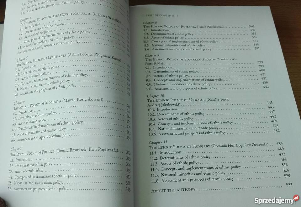Ethnic policy in contemporary East Central Książki naukowe i popularnonaukowe pomorskie Gdańsk sprzedam
