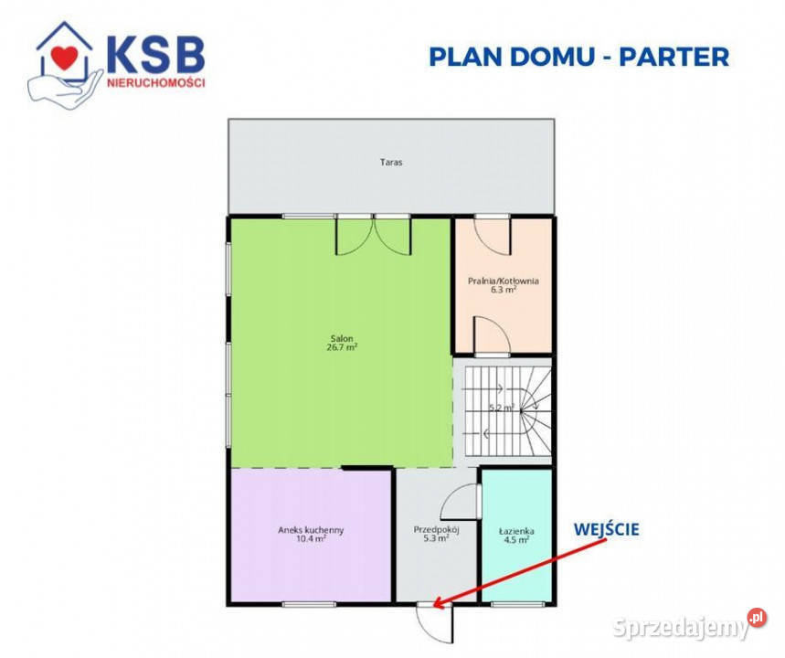 Nowy dom 11148m2 działka 542m2 Bodzechów