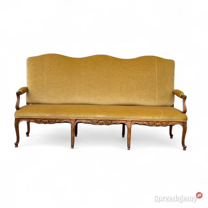 Sofa trzyosobowa w stylu ludwikowskim orzech Gryfice sprzedam