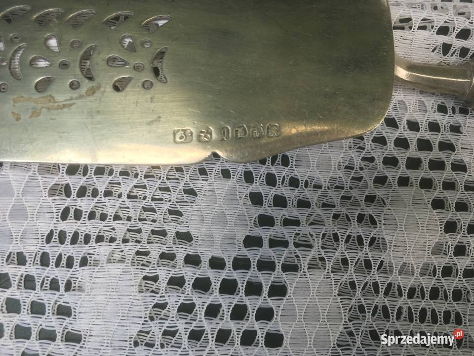 Łopatka do serwowania ryb okres wiktoriański Kraków