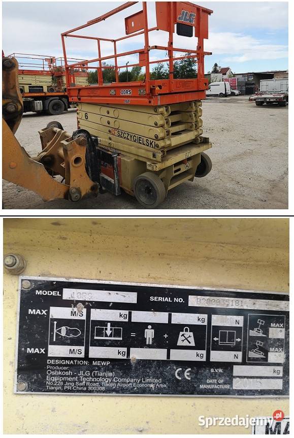 Podest ruchomy samojezdny nożycowy OSHKOSH Pozostałe Wieluń