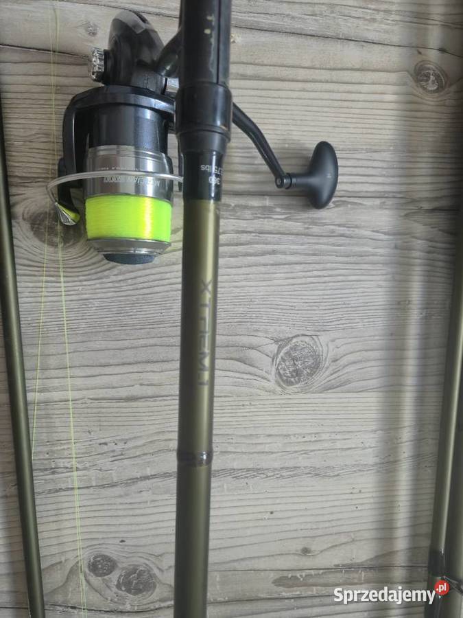 2x Wędka karpiowa Caperlan Xtrem 1 3x Kołowrotek Radom