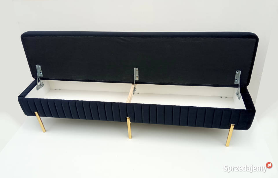 Ławka pufa tapicerowana ze schowkiem KLARA wielkopolskie