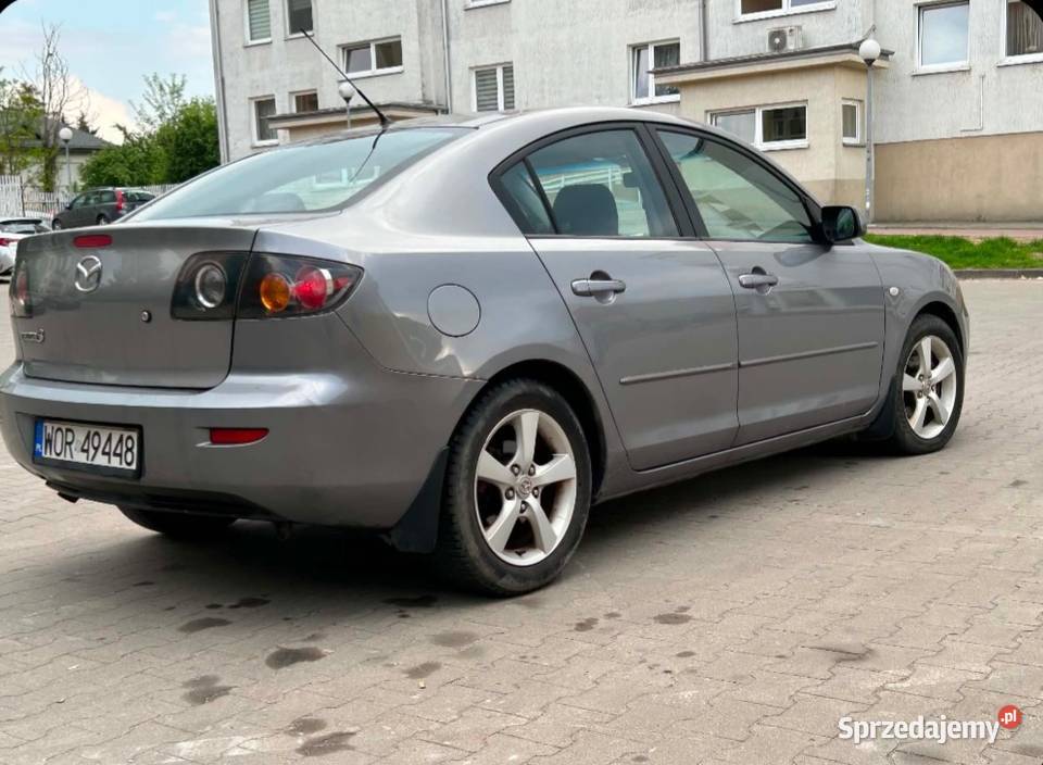 Mazda 3 2005r sedan 16Diesel sprawny mazowieckie Ostrów Mazowiecka