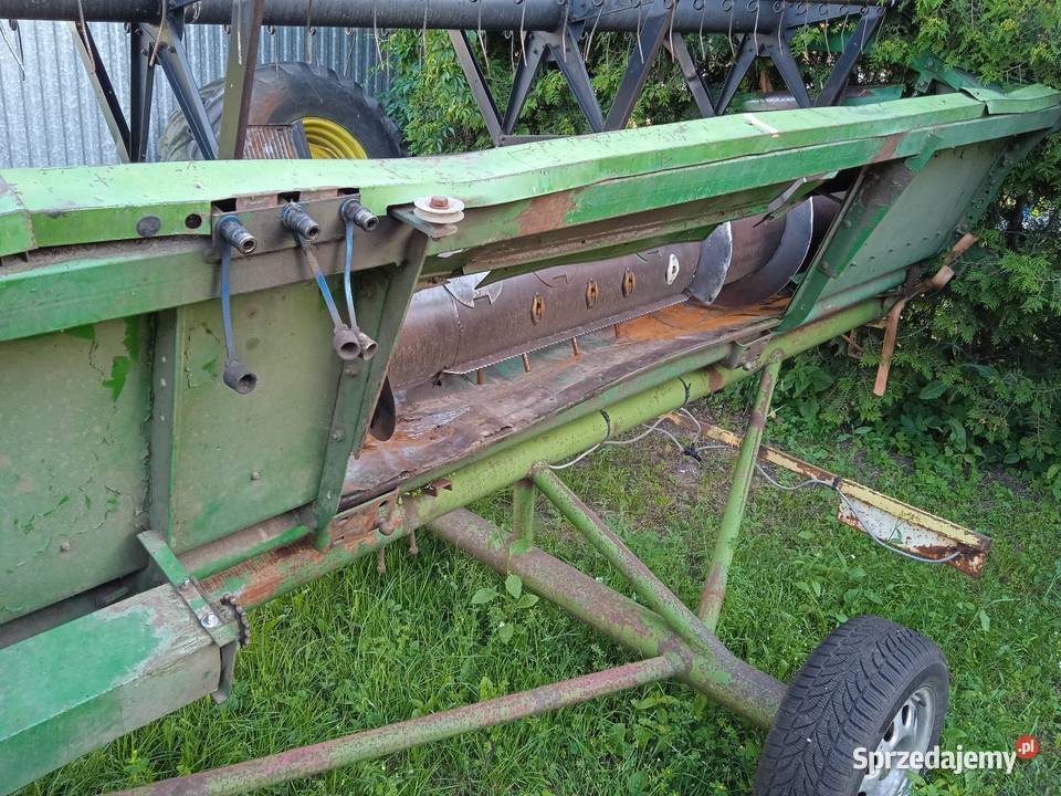 Heder 420m z wózkiem John Deere