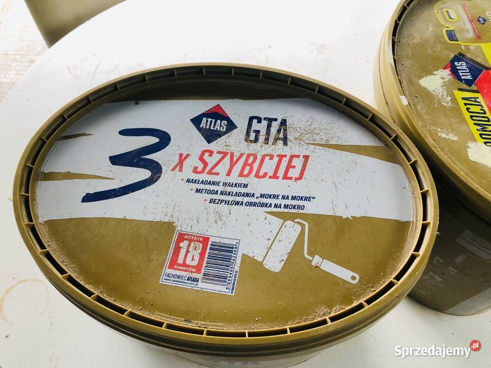 ATLAS Gładź super biała polimerowa GTA 18