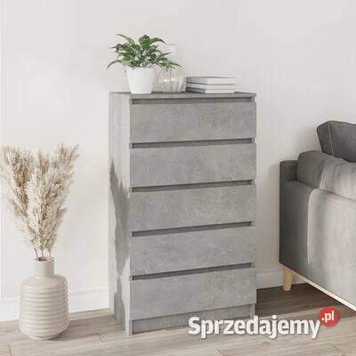 vidaXL Komoda szarość betonu 60x36x103 materiał mazowieckie Warszawa sprzedam