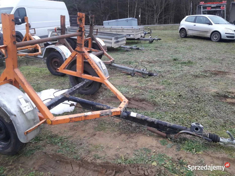 Przyczepa do transportu kabli kablówka kablowa Tarnów