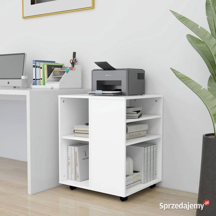 vidaXL Szafka na kółkach biała 60x53x72 Warszawa