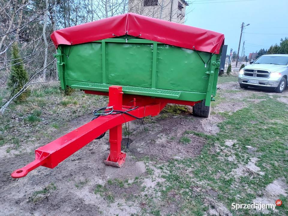 Przyczepa wywrotka na 3strony jedno i dwuosiowa 1km Pionki