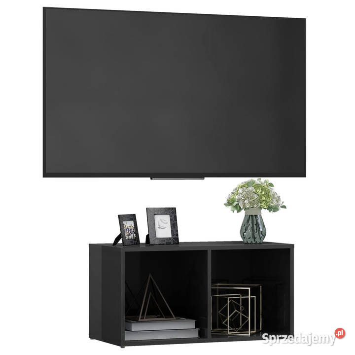 Szafka pod TV wysoki połysk szara 72x35x365 Warszawa