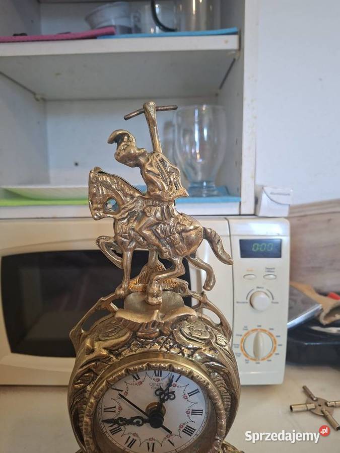 Mosiężny zegar kominkowy Rzeszów