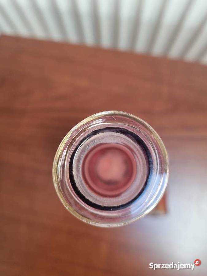 Stara karafka różowe szkło PRL Lublin