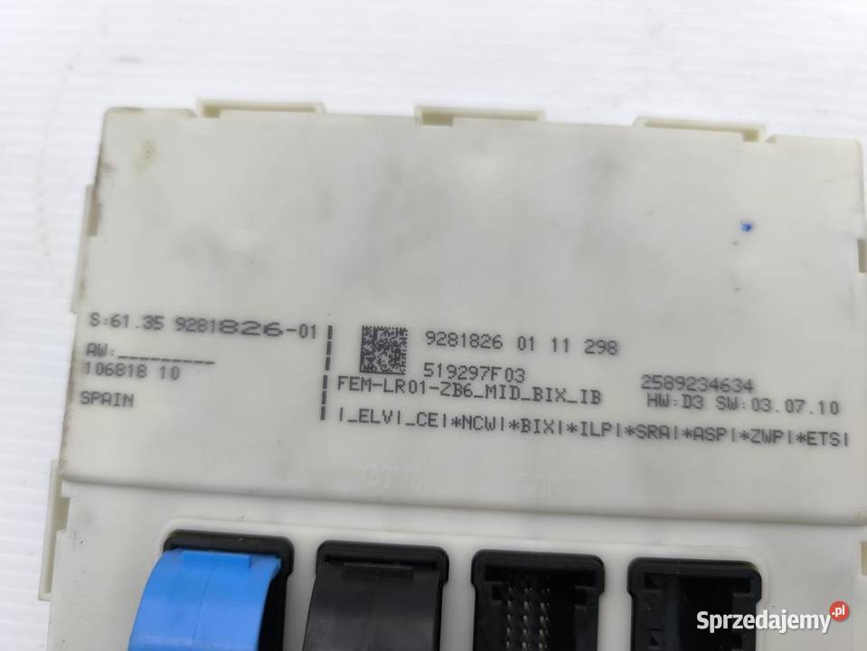 SKRZYNKA BEZPIECZNIKÓW MODUŁ FEM BMW F20 F21