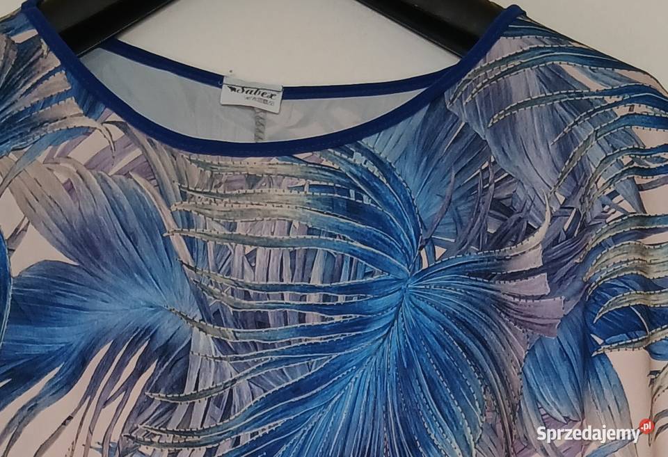 3XL56 Bluzka w niebieskiej tonacji nowa Sabex Gliwice