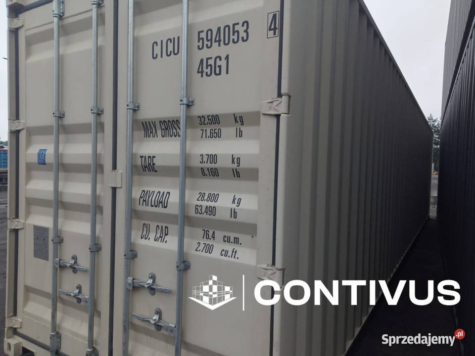 Sprzedam kontener morski magazynowy 12m nowy Magazynowanie Gliwice sprzedam