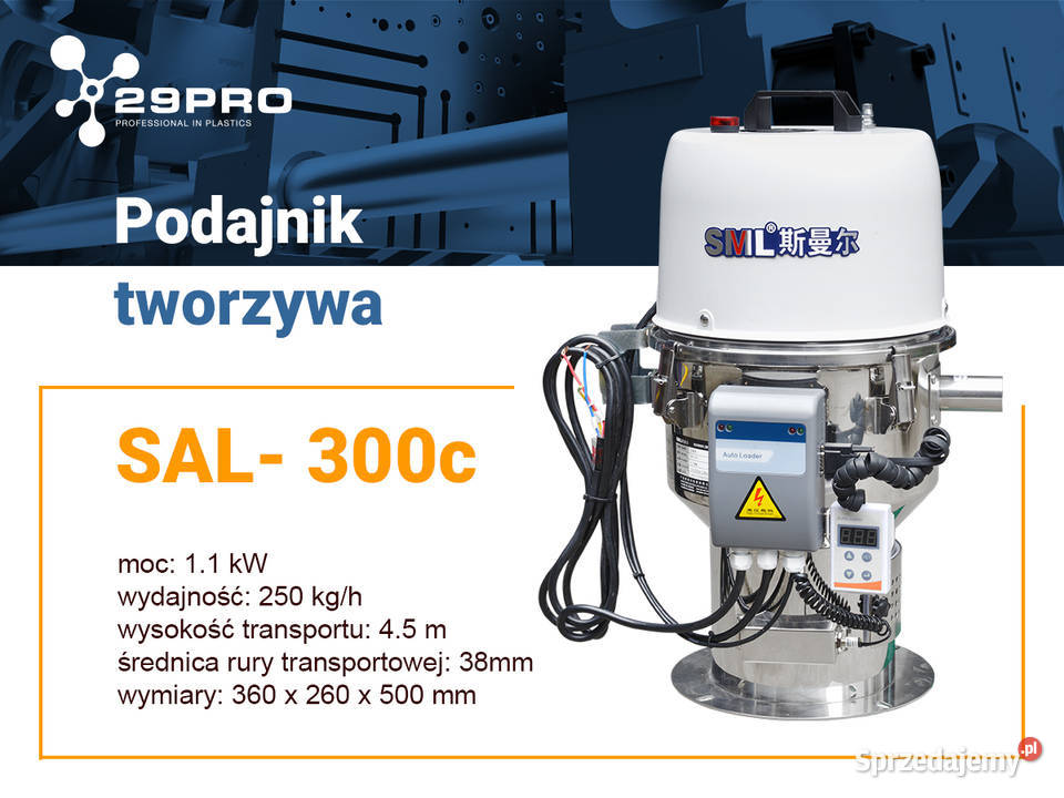 Podajnik tworzywa granulatu systemowy do Sosnowiec