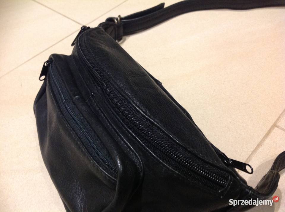 Nerka Skórzana Czarna Skóra naturalna Uniseks lubuskie Nowa Sól sprzedam