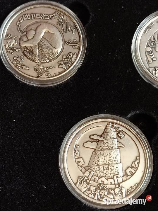 Izrael Święta Ziemia Medale 5 UNC