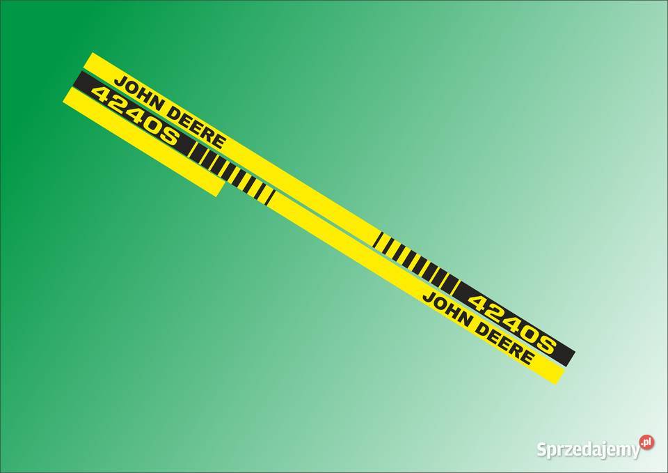 Naklejki john deere 4240s zamienniki Bydgoszcz sprzedam