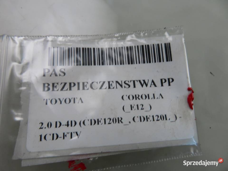 PAS PRAWY PRZEDNI TOYOTA COROLLA E12 7321002121